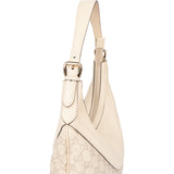 Gucci Leather GG Monogram Hobo Bag