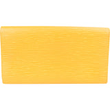 Louis Vuitton Yellow Epi Leather Sarah Wallet