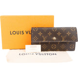 Louis Vuitton Canvas Monogram Sarah Wallet