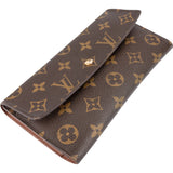 Louis Vuitton Canvas Monogram Sarah Wallet
