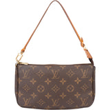 Louis Vuitton Canvas Monogram Pochette Accessoire Handbag