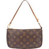 Louis Vuitton Canvas Monogram Pochette Accessoire Handbag