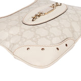 Gucci Leather GG Monogram Horsebit Mini Jackie Handbag
