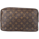 Louis Vuitton Canvas Monogram Trousse Toilette 28 Clutch