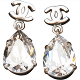 Chanel CC Rinestone Earrings