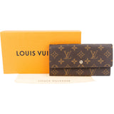 Louis Vuitton Canvas Monogram Sarah Wallet