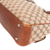 Gucci GG Monogram Bamboo Handbag