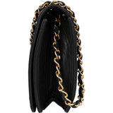 Chanel Quilted Lambskin 24K Gold Single Flap Shoulder Bag