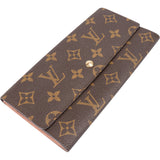 Louis Vuitton Canvas Monogram Sarah Wallet