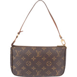Louis Vuitton Canvas Monogram Pochette Accessoire Handbag