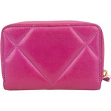 Chanel 19 Quilted Lambskin CC Mini Wallet