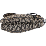 Christian Dior Trotter Monogram Saddle Handbag