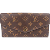 Louis Vuitton Canvas Monogram Sarah Wallet