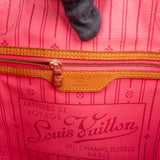 Louis Vuitton Canvas Monogram Limited Roses Neverfull MM Shoulder Bag