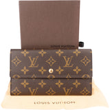 Louis Vuitton Canvas Monogram Sarah Wallet