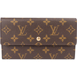 Louis Vuitton Canvas Monogram Sarah Wallet