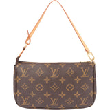 Louis Vuitton Canvas Monogram Pochette Accessoire Handbag