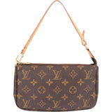 Louis Vuitton Canvas Monogram Pochette Accessoire Handbag