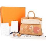 Hermès Biscuit Swift Leather Limited In And Out Birkin 25 Handbag