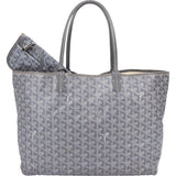Goyard Grey Goyardine Monogram Saint Louis PM Handbag