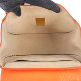 Chloé Orange Leather Drew Crossbody Bag