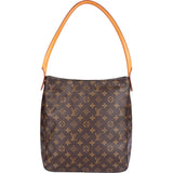 Louis Vuitton Canvas Monogram Looping GM Shoulder Bag