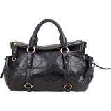 Miu Miu Classic Leather City Handbag