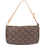 Louis Vuitton Canvas Monogram Pochette Accessoire Handbag