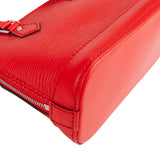 Louis Vuitton Red Epi Leather Nano Alma BB Crossbody Bag - vintageandkickz
