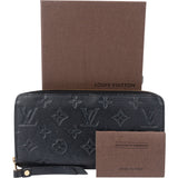 Louis Vuitton Leather Empreinte Monogram Zippy Wallet