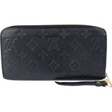 Louis Vuitton Leather Empreinte Monogram Zippy Wallet