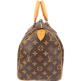 Louis Vuitton Canvas Monogram Speedy 30 Handbag