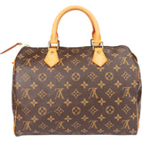Louis Vuitton Canvas Monogram Speedy 30 Handbag