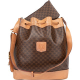 Celine Maccadam Monogram Bucket Shoulder Bag