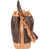 Celine Maccadam Monogram Bucket Shoulder Bag
