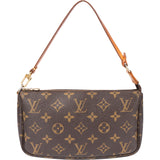 Louis Vuitton Canvas Monogram Pochette Accessoire Handbag