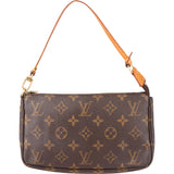 Louis Vuitton Canvas Monogram Pochette Accessoire Handbag