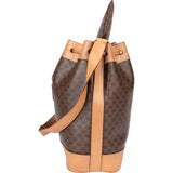 Celine Maccadam Monogram Bucket Shoulder Bag