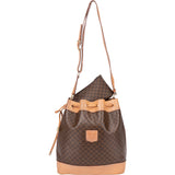Celine Maccadam Monogram Bucket Shoulder Bag