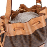 Celine Maccadam Monogram Bucket Shoulder Bag