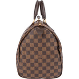 Louis Vuitton Damier Ebene Monogram Speedy 30 Handbag