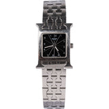 Hermès Silver Tone Heure H HH.1.210 Women Watch - vintageandkickz