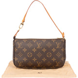 Louis Vuitton Canvas Monogram Pochette Accessoire Handbag
