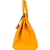 Hermès Candy Veau Epsom D'Or Potiron Birkin 35 Handbag