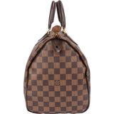 Louis Vuitton Damier Ebene Monogram Speedy 30 Handbag