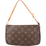 Louis Vuitton Canvas Monogram Pochette Accessoire Handbag