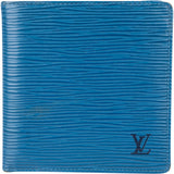 Louis Vuitton Bleu Epi Leather Marco Wallet