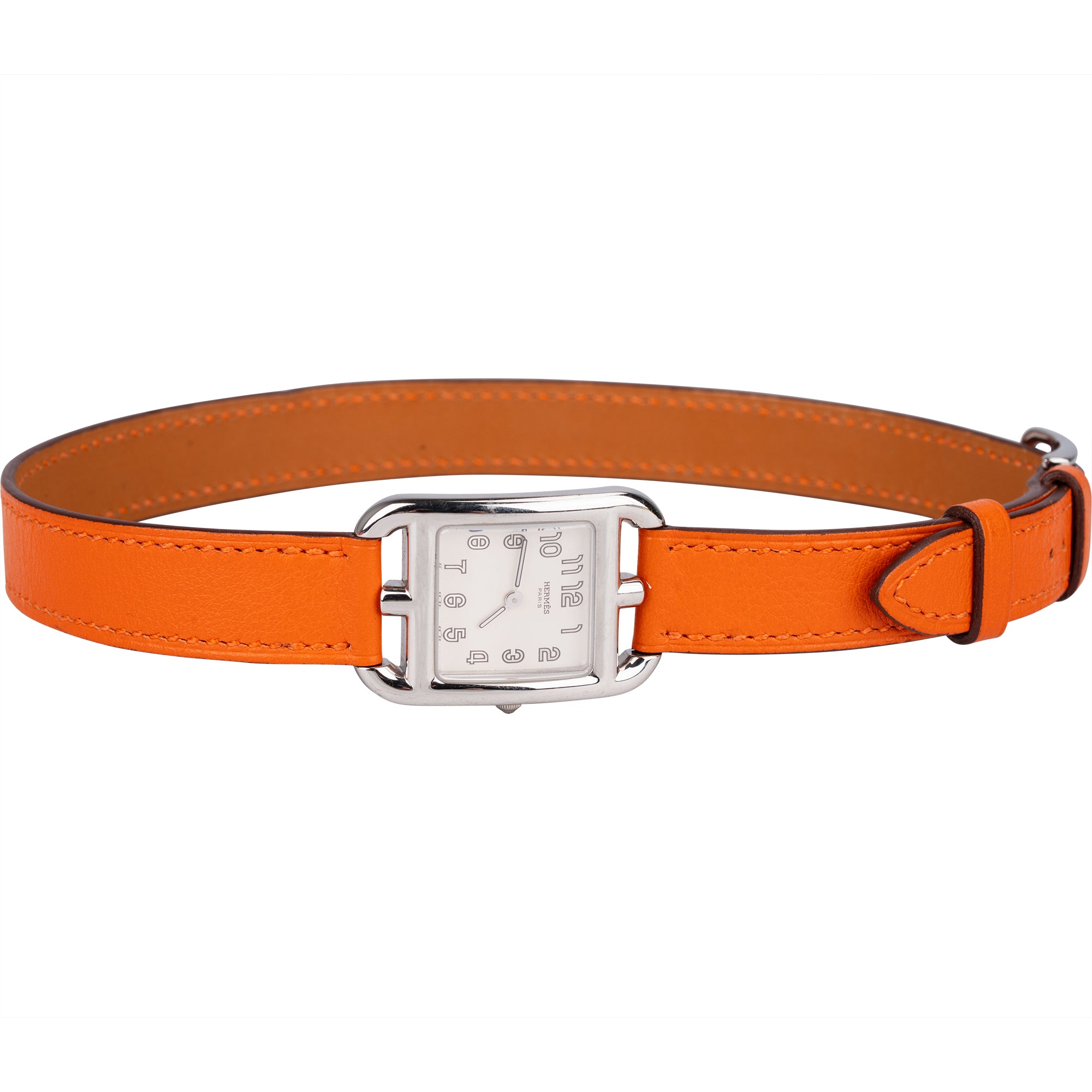 Hermès Silver Tone Cape Cod CC1.210 Women Watch xx ein bild neu mit dem band Stella - vintageandkickz
