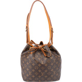 Louis Vuitton Canvas Monogram Sac Noe Petit Shoulder Bag