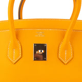 Hermès Candy Veau Epsom D'Or Potiron Birkin 35 Handbag